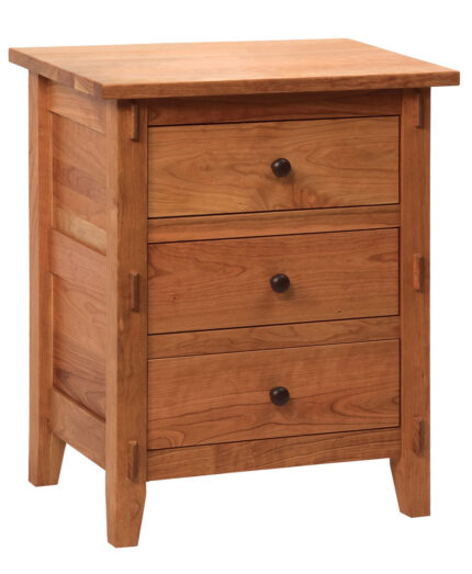 Bungalow 3 Drawer Nightstand