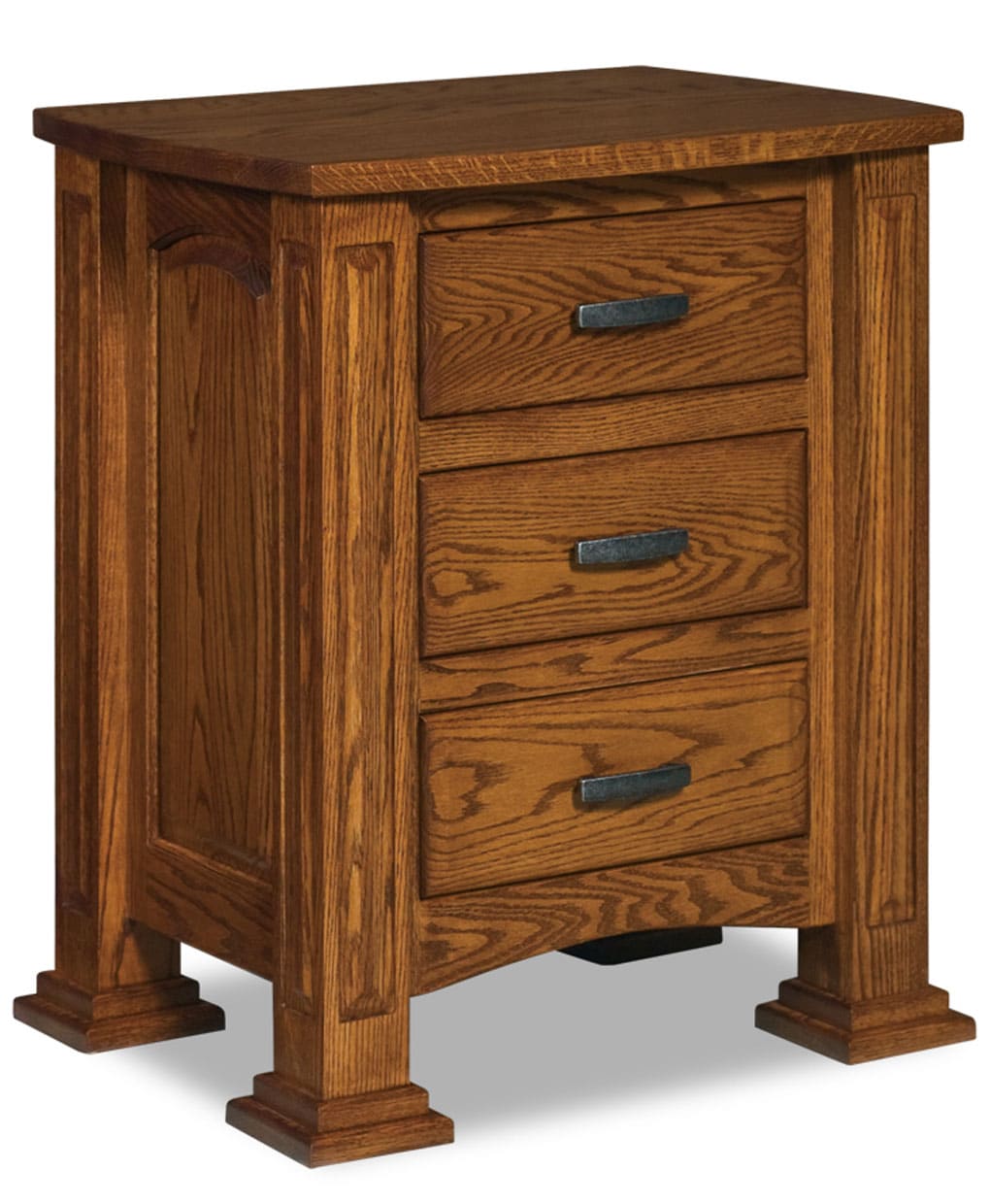 Lexington 3 Drawer Nightstand