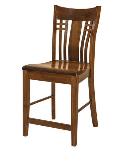Bennett Amish Bar Stool [Stationary]