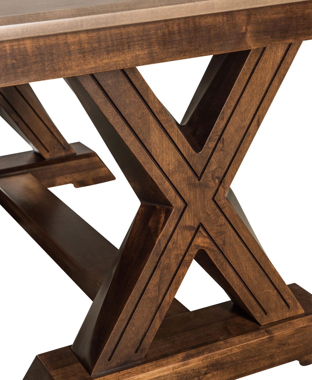 Knoxville Trestle Dining Table Amish Direct Furniture