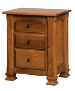 Charleston 3 Drawer Nightstand
