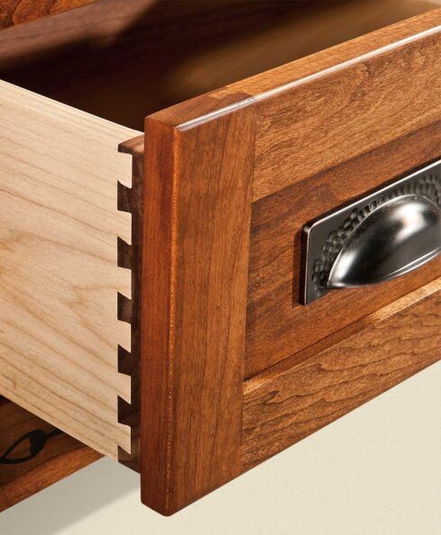 Brayfort TV Stand [Dovetailed Drawers Detail]