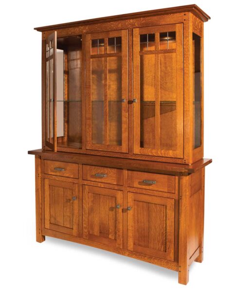 Brunswick Amish Hutch [Door Opened Detail]