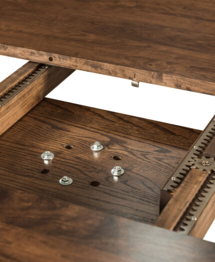 Emerson Single Pedestal Table [Mounting Board, Gear Slides Detail]
