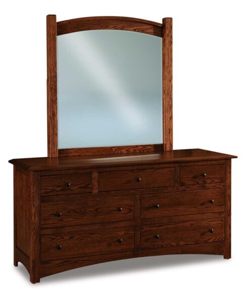 Finland 7 Drawer Dresser with optional mirror (JRFN-048)