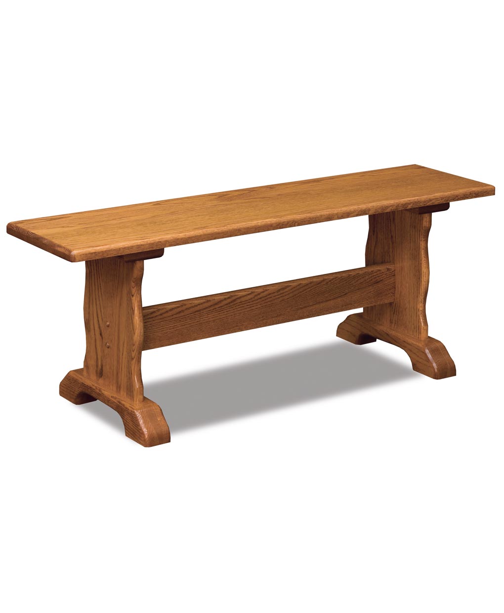 Amish Traditional Trestle Bench