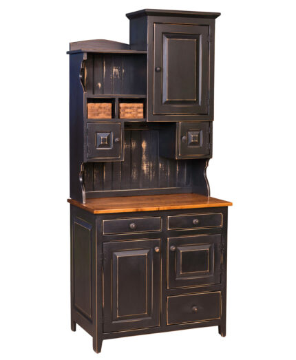 Amish made Little Lizzie with Baskets Hutch [Solid Pine]