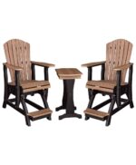 Amish made Hoosier Counter Glider Outdoor Poly Set