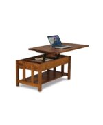 Amish made Kascade Open Coffee Table with Lift Top