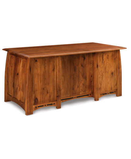 Amish Boulder Creek Double Pedestal Desk with Finished Back [Finished Back]