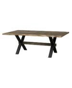 El Dorado Live Edge Trestle Table