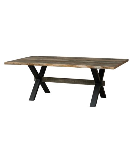 El Dorado Live Edge Trestle Table