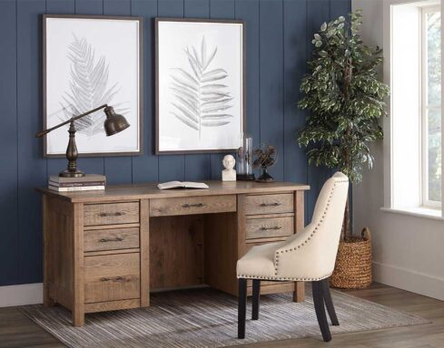 Houston Desk [Unfinished Back / FVD-2865]