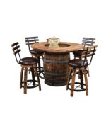 Plain Barrel Table Set [154A]