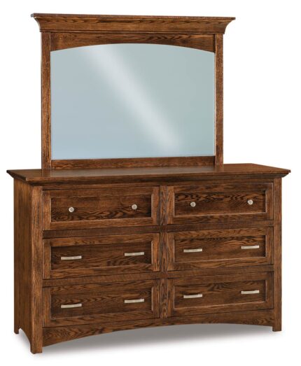 Lincoln 6 Drawer Dresser with optional mirror (JRLN-045)