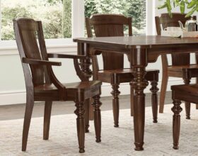 Cumberland Dining Leg Table Set [Side Profile]