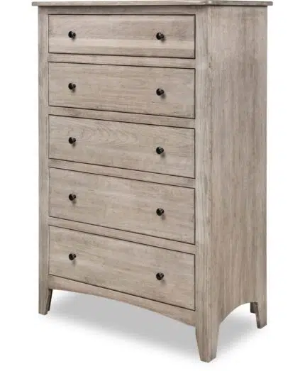 Carlston Tall Chest [Sap Cherry with a Mineral finish]