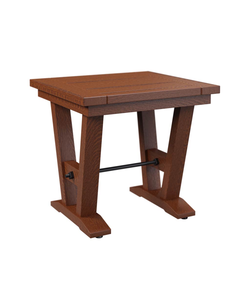 Amish Cedar Wood Small End Table