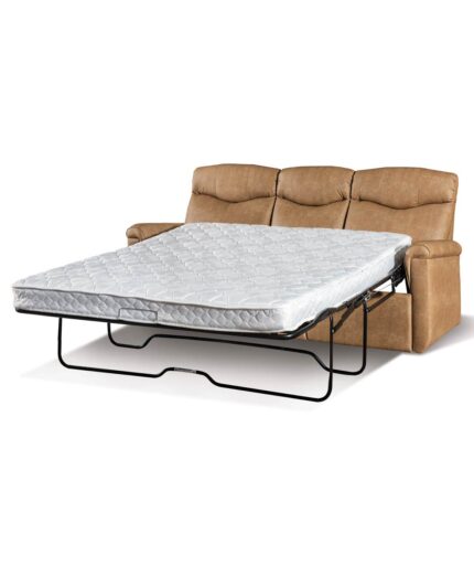 Lux Hide-a-Bed Sofa with Built-in Console [Bed pulled out]