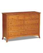 Carlisle 9 Drawer Dresser with Arched Drawer and Jewelry Drawers