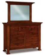 Empire 9 Drawer Dresser with optional mirror (JRE-030)