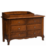 French Country 6 Drawer w/ Box Topper