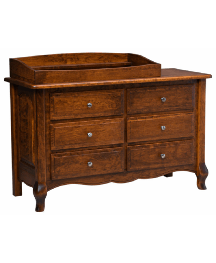 French Country 6 Drawer w/ Box Topper