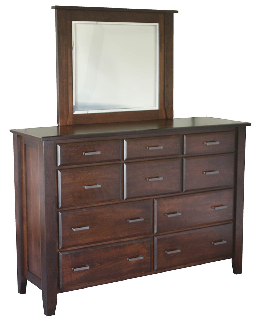 Amish Ashton 10 Drawer Mule Dresser [AD610M]