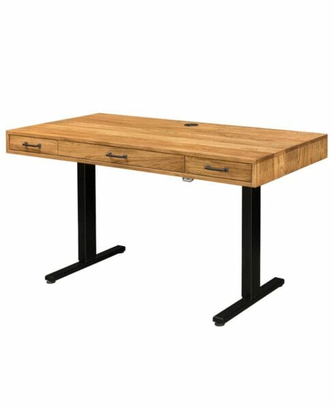 Amish made Bordeaux Lift Desk [LA-BDX-2860-LIFT]