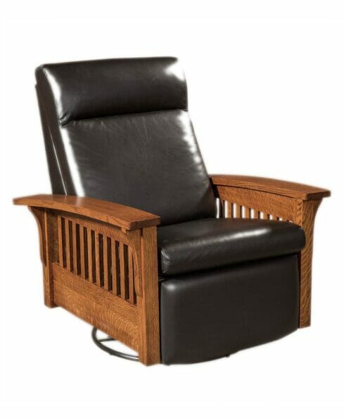 Amish made Hoosier Glider Recliner Swivel