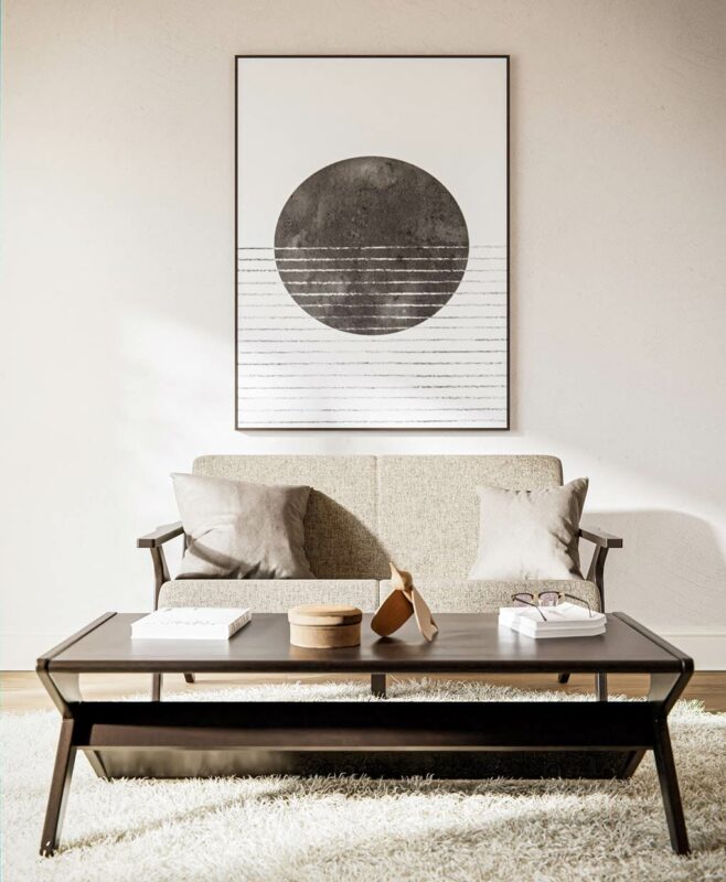 Malaya Amish Collection [Loveseat and Coffee Table]