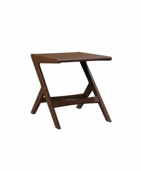 Amish Malaya End Table [Brown Maple with a Earthtone stain]
