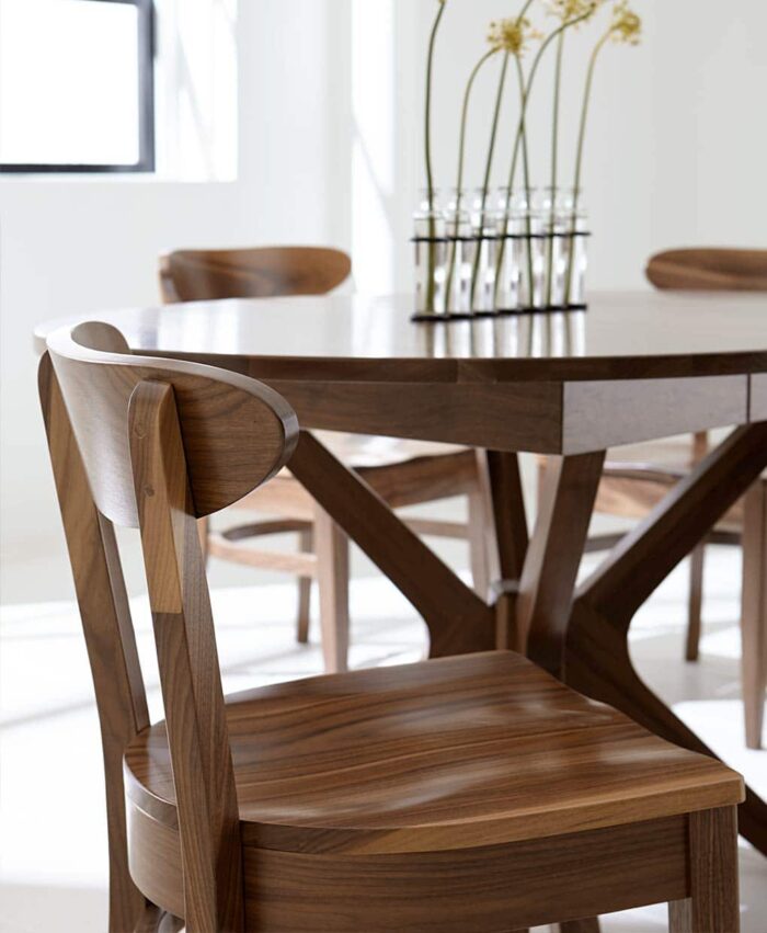 Amish Henning Dining Collection [Hawthorn Chair Detail]