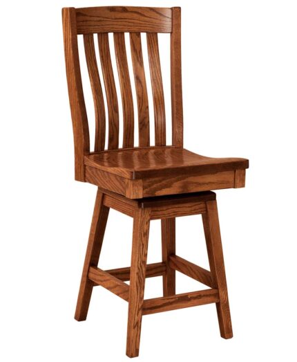 Houghton Amish Swivel Bar Stool