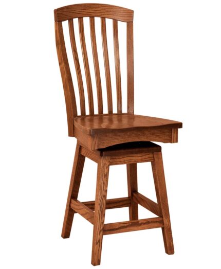 Malibu Amish Swivel Bar Stool