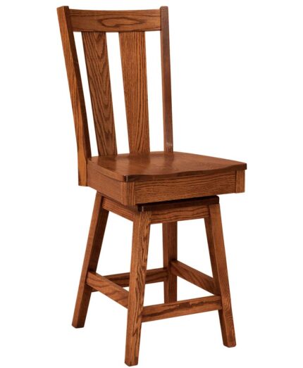 Newberry Amish Swivel Bar Stool