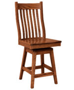 Wabash Amish Swivel Bar Stool