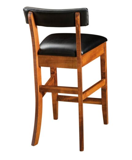 Amish Eldon Stationary Bar Stool [Back View]