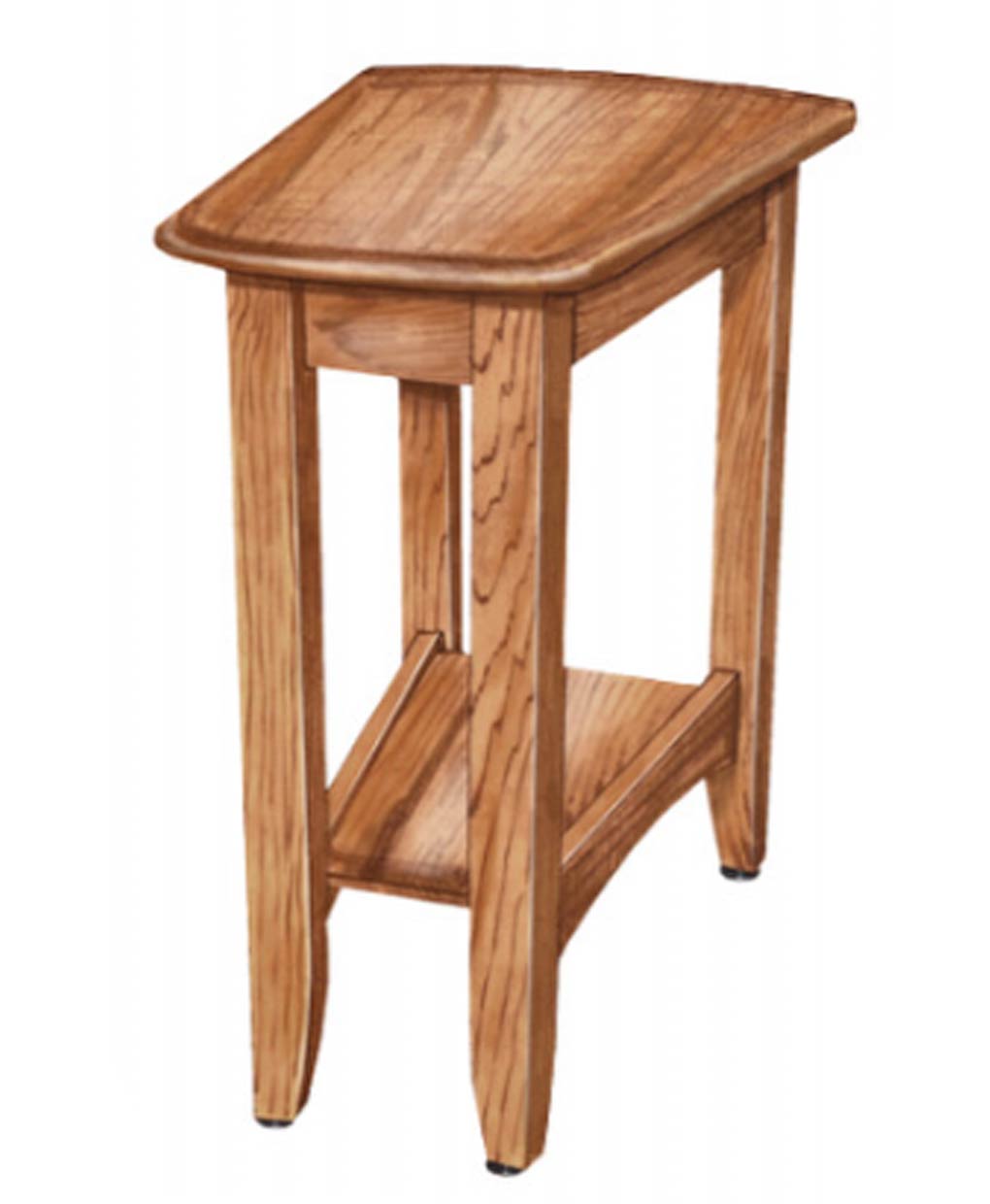 Small wedge store end tables