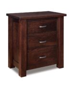 Heidi Large 3 Drawer Nightstand