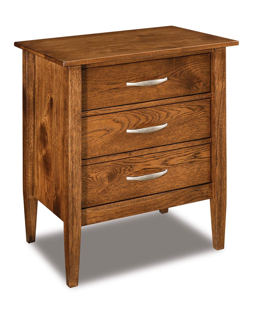 Large 3 deals drawer nightstand