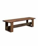 1869 Barnwood Amish Dining Bench