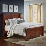 Amish Orewood Bed [Red Oak with a Tavern finish]