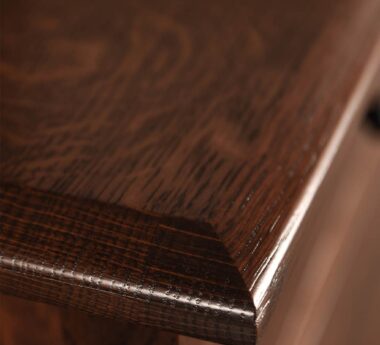 Matison Amish Bedroom Collection Edge Detail