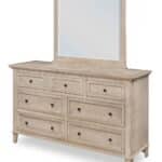 Arlington 7 Drawer Dresser [Shown in Sap Cherry with a Mineral finish]