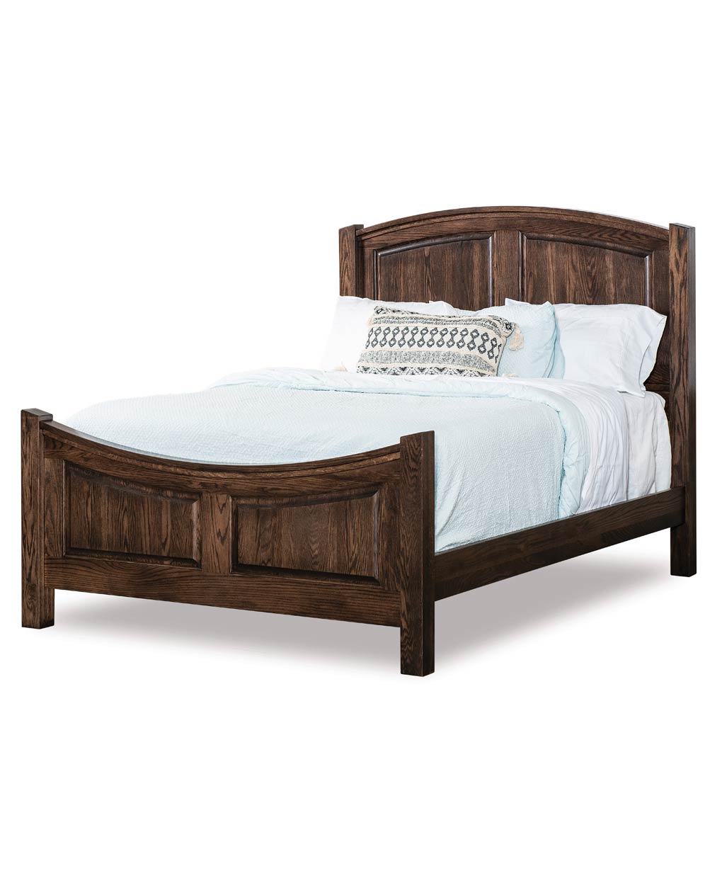 Furniture of america bow deals transitional cherry four poster bed