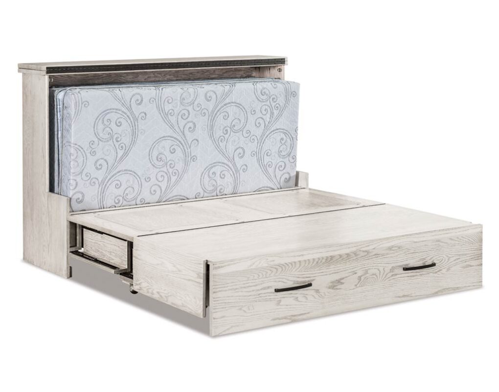 6" Mission Mobile Murphy Bed [Front folded into flat position]