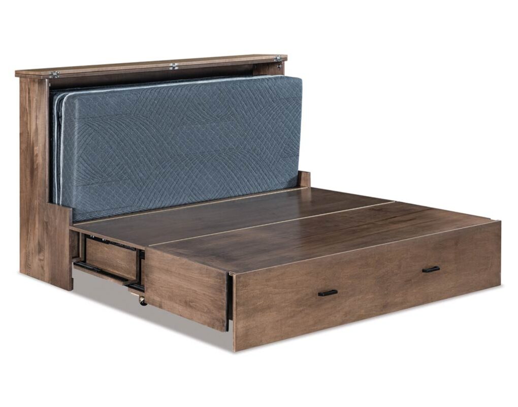 Concord Mobile Murphy Bed [Front folded into flat position]