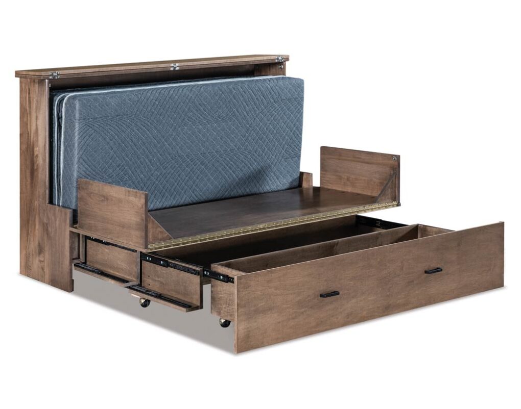 Concord Mobile Murphy Bed [Front folded down]