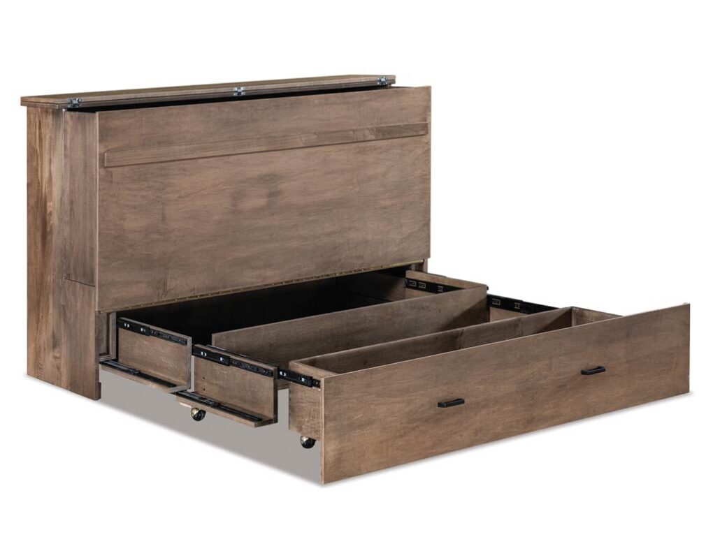 Concord Mobile Murphy Bed [Drawer/Foundation Fully Opened]